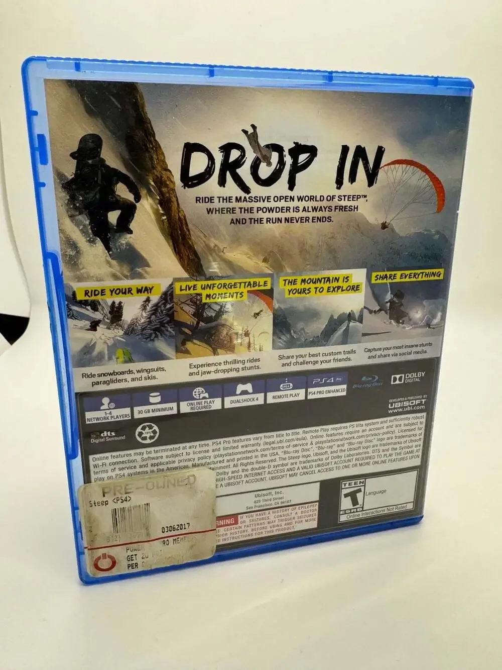 Steep Video Game for PlayStation 4